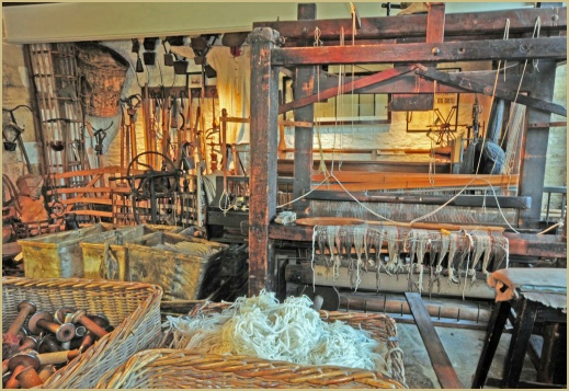 So much to see in the museum at Cotswold Woollen Weavers
