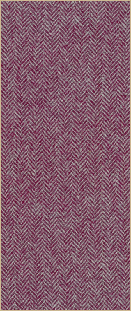 Cotswold Woollen Weavers' Pure New Wool herringbone upholstery cloth - Mulberry