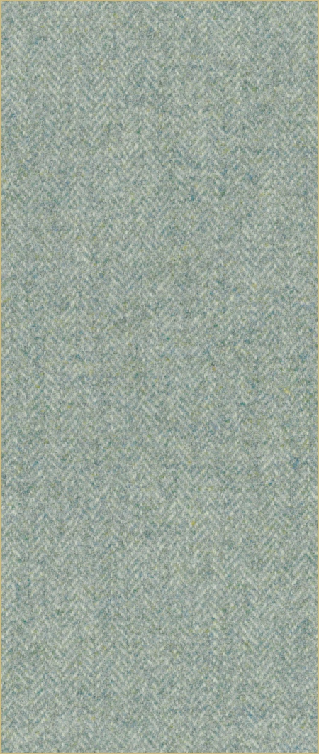 Cotswold Woollen Weavers' Pure New Wool herringbone upholstery cloth - Duckegg