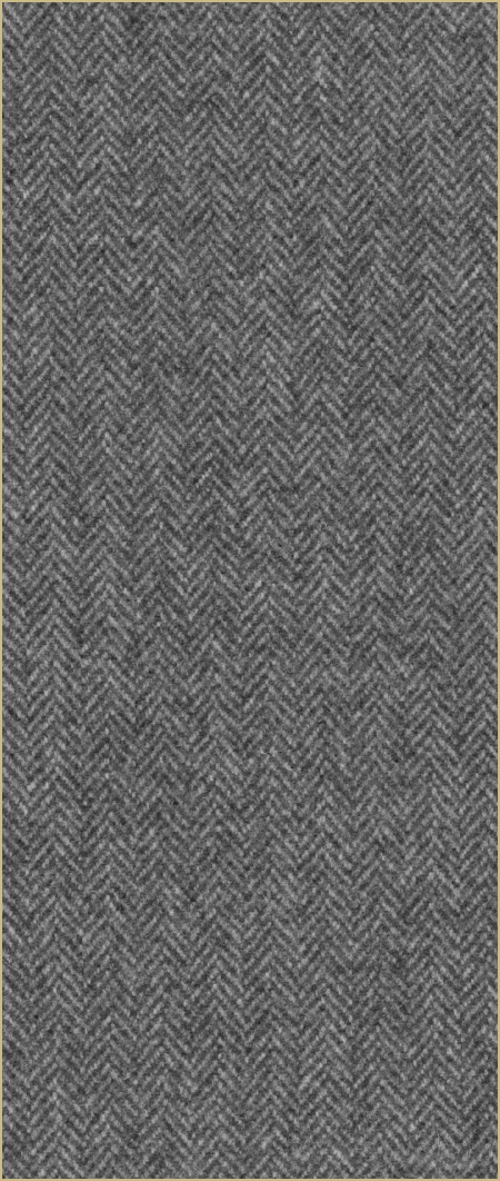 Cotswold Woollen Weavers' Pure New Wool herringbone upholstery cloth - Grey