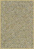 Cotswold Woollen Weavers' Pure New Wool herringbone upholstery cloth - Lichen