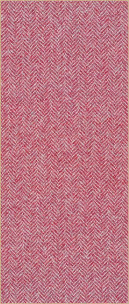 Cotswold Woollen Weavers' Pure New Wool herringbone upholstery cloth - Crimson