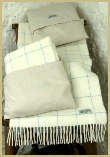 Cotswold Woollen Weavers' Softest Lambswool Baby Blanket - Blue