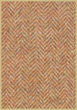 Cotswold Woollen Weavers' Pure New Wool herringbone upholstery cloth - Flame